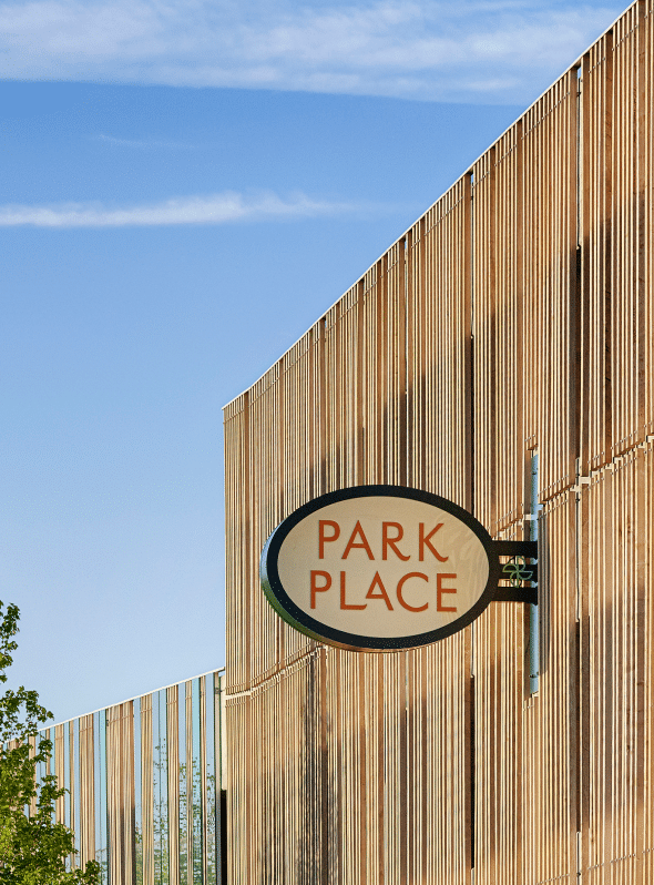 Park place signage.